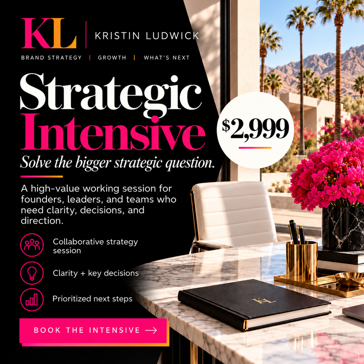 Strategic Intensive | Kristin Ludwick | 2999.00 USD